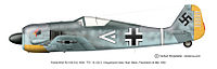 Fw 190 A-3 do piloto Hans "Assi" Hahn.
