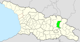 Municipalità di Tianeti – Localizzazione