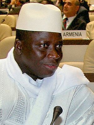 Cropped version of :Image:Gambia President Yah...