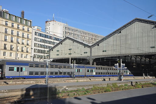 Gare de Paris-Saint-Lazare façade NW