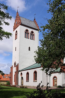 Hörby kyrka i juli 2017
