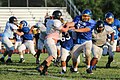 Hamilton West Hornets vs North Brunswick Raiders, football game played September 2013