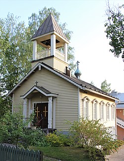 Heinolan ortodoksinen kirkko eli Kristuksen taivaaseen astumisen kirkko.