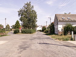 Střed obce Hlinka