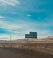 The exit sign off Interstate 80 for Jessup.