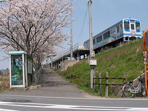 車站入口（2008年4月）