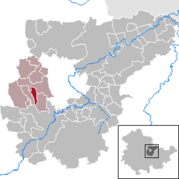Tidigare läge för kommunen Isseroda i Landkreis Weimarer Land