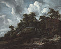 Jacob van Ruisdael, Turó boscós amb vistes al castell de Bentheim (1655-1660)