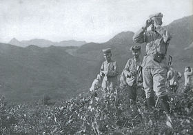 Японский генерал Куроки и его начальник штаба Сигэта Фудзи