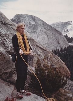 Джон Бачар в Туолумне, над Йосемити, середина 1980-х годов. Jpg