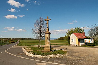 Crucifix près de Měrotín.