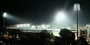 Aerial view of the Green Park Stadium, Kanpur