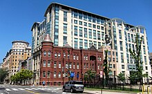 The Keck Center of the National Academies in Washington, D.C., one of several facilities where the National Academy of Sciences maintains offices Keck Center of the National Academies.JPG