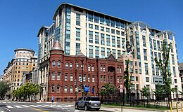 The Keck Center of the National Academies in Washington, D.C., one of several facilities where the National Academy of Sciences maintains offices Keck Center of the National Academies.JPG