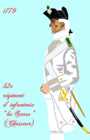 régiment de La Sarre de 1779 à 1791