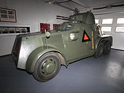 Vooraanzicht M.38 in Cavaleriemuseum Amersfoort