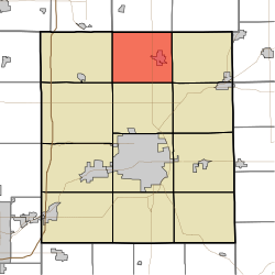 Location of Union Township in Delaware County