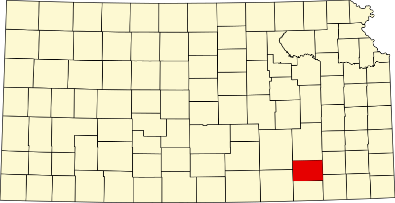 Kansas Map Counties. File:Map of Kansas