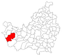 Location of Mărgău