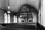 Kyrkorum mot orgelläktare