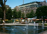 NK, vy från Kungsträdgården 1967