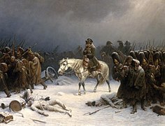 «Втеча Наполеона з Москви», Адольф Нортен, 1851 рік