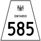 Highway 585 shield
