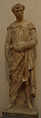 פסל נביא במוזיאון הדואומו העתק מוצב בצד המערבי של קמפנילה די ג'וטו