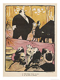 Caricature of an opera singer