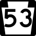 PA Route 53 signo