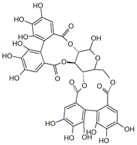 Chemical structure of pedunculagin