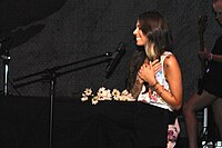 Perri performing "Jar of Hearts" at the Luis A. Ferré Performing Arts Center in Puerto Rico.