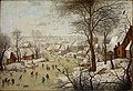 Pieter Brueghel de Jonge: Winterlandschap met vogelval