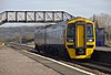 158767 passes through Pilning railway station on its way to Cardiff Central in 2009