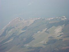 Point Denis desde el aire mostrando el desarrollo por el hombre.