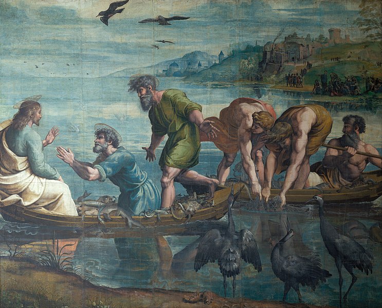 Archivo: Raphael - La pesca milagrosa - Google Art Project.jpg