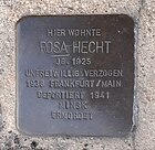 Stolperstein für Rosa Hecht