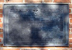 Мемориальная доска Святого Ральфа Шервина Rodsley Derbyshire.jpg