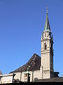 Church tower from the west