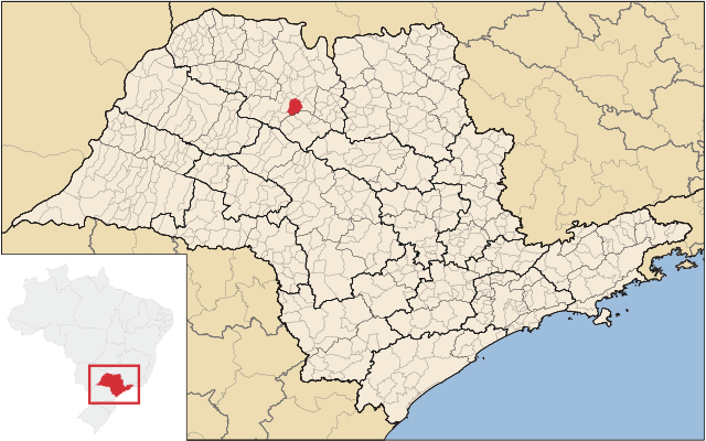 Localização de Potirendaba em São Paulo