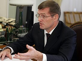 Сергей Васильев на встрече с Председателем Правительства РФ Владимиром Путиным (сентябрь 2010)