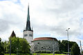 Tallinn St. Olaf's Church and Fat Margaret tower
