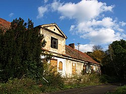Old, abandoned villa in Moszna-Wieś