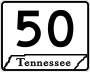 State Route 50 marker