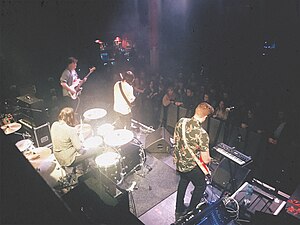 The Cheap Thrills performing at Arts Club in Liverpool, England