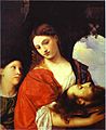 Salomé amb el cap de Sant Joan per Tiziano