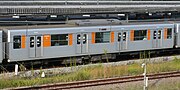 51065編成の53065号車 ドア間の窓は開閉式・非常換気装置はない