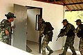 Royal Thai Special Forces clear a building during a mock raid, Cobra Gold, 2011