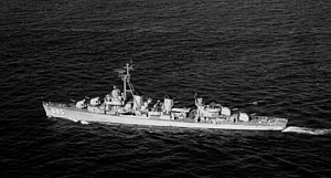 USS Picking (DD-685) underway on 24 October 1951