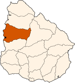 Locatie van Paysandú